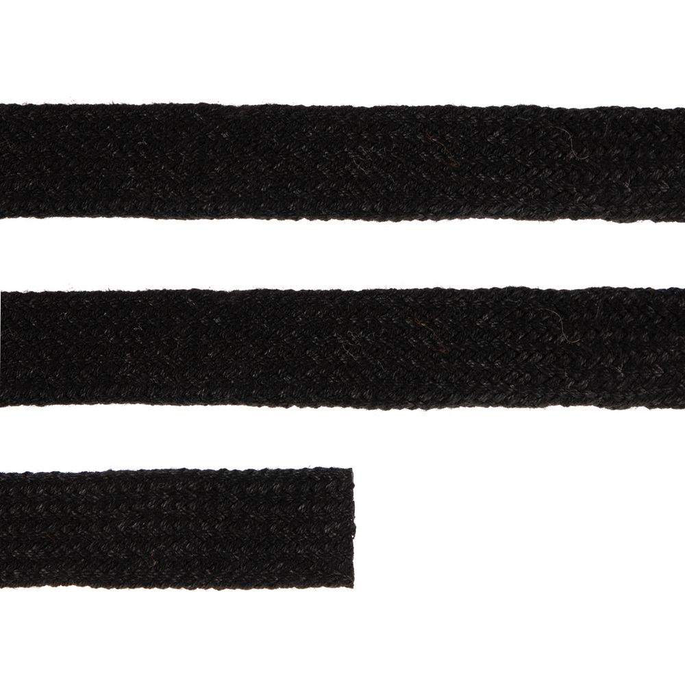 Плоский шнур Cord L, черный, 140 см
